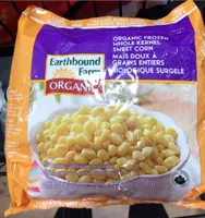 Mais doux a grains entiers biologique surgele