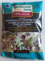 Salade hachée ranch de style artisanal biologique