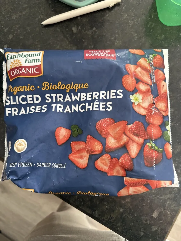Slices Strawberries