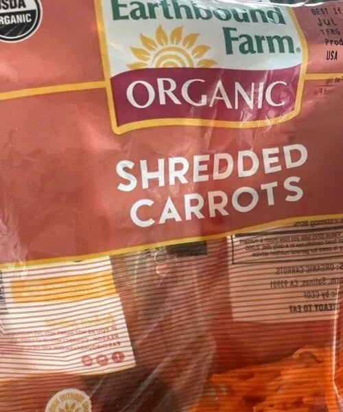 Organic Shredded Carrots