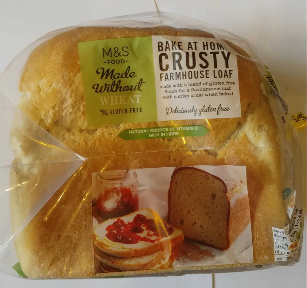 Made without wheat crusty farmhouse loaf