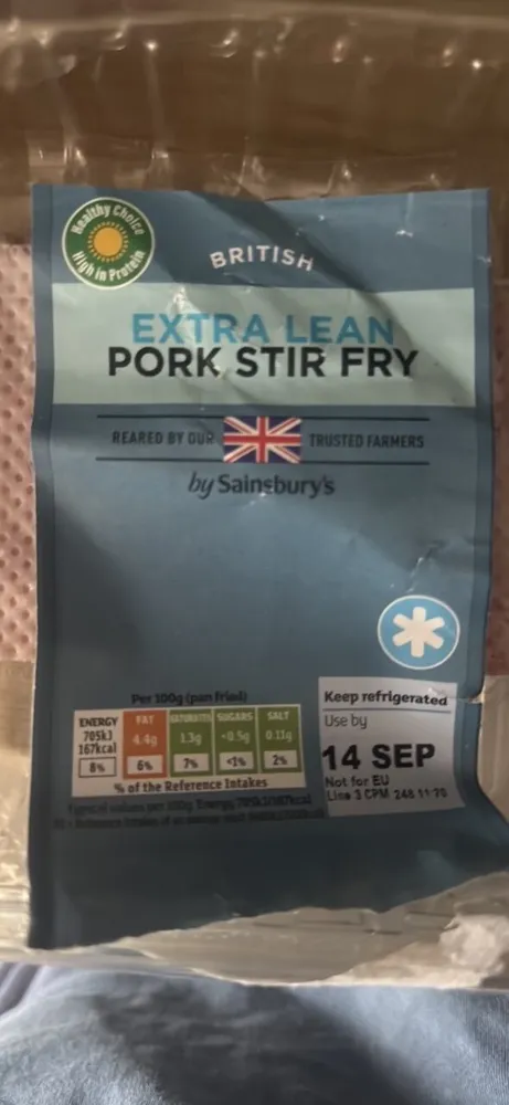 Extra Lean Pork Stir Fry