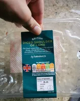 Diced shoulder of lamb