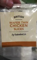 british wafer thin chicken slices