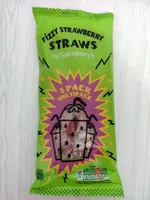 Fizzy strawberry straws