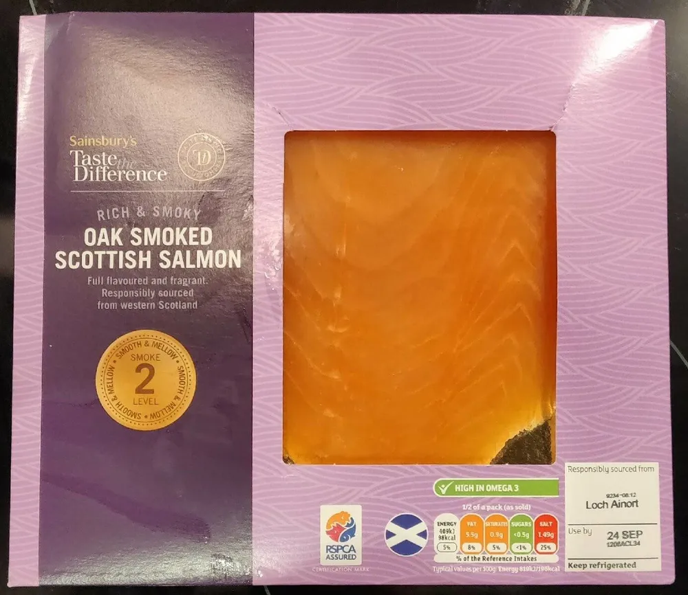 Oak Smoked Scottish Salmon