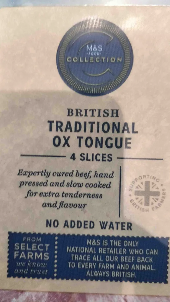 Ox tongue