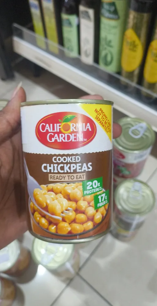 Cooked Chickpeas Ready to Eat