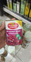 California garden red kidney beans ready to eat dark
