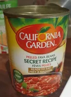 California garden peeled fava beans secret recipe