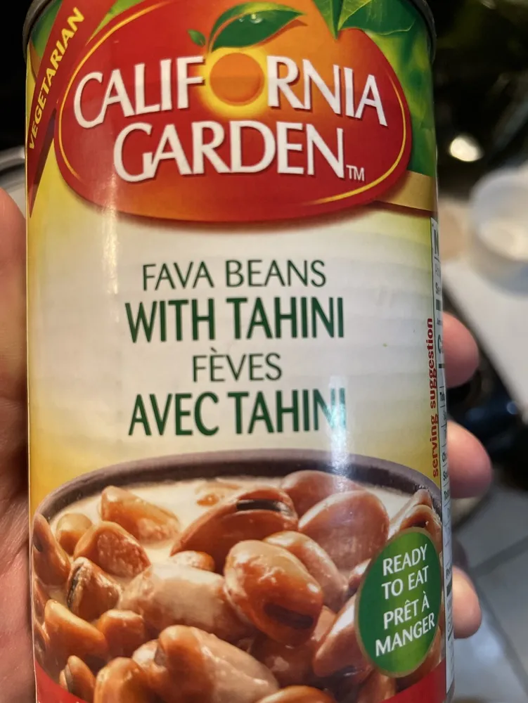 Fèves à la purée de sésame