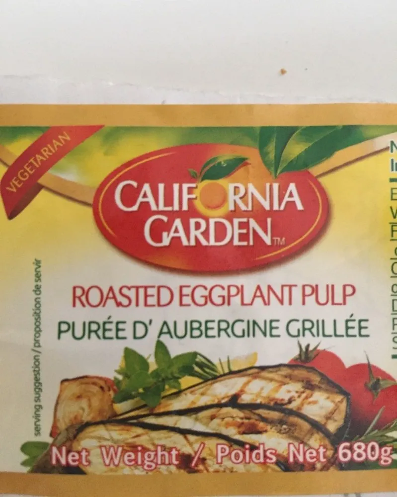 Purée d'aubergine grillée