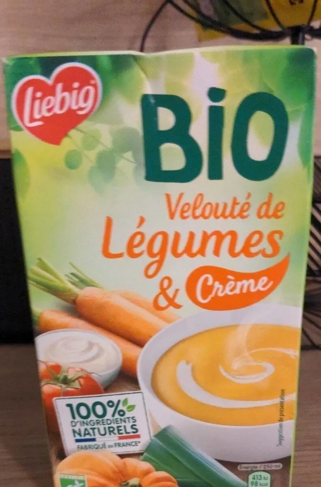 Velouté de légumes et crème bio