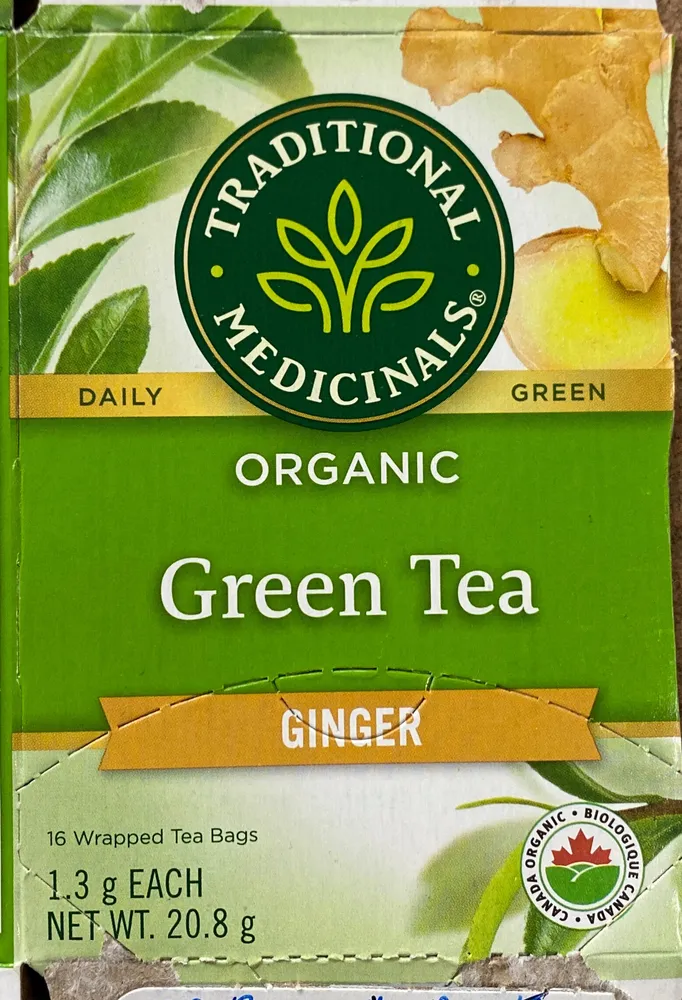 Green Tea Ginger, Organic