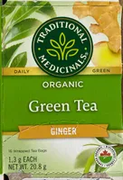 Green Tea Ginger, Organic
