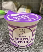 British Soured cream
