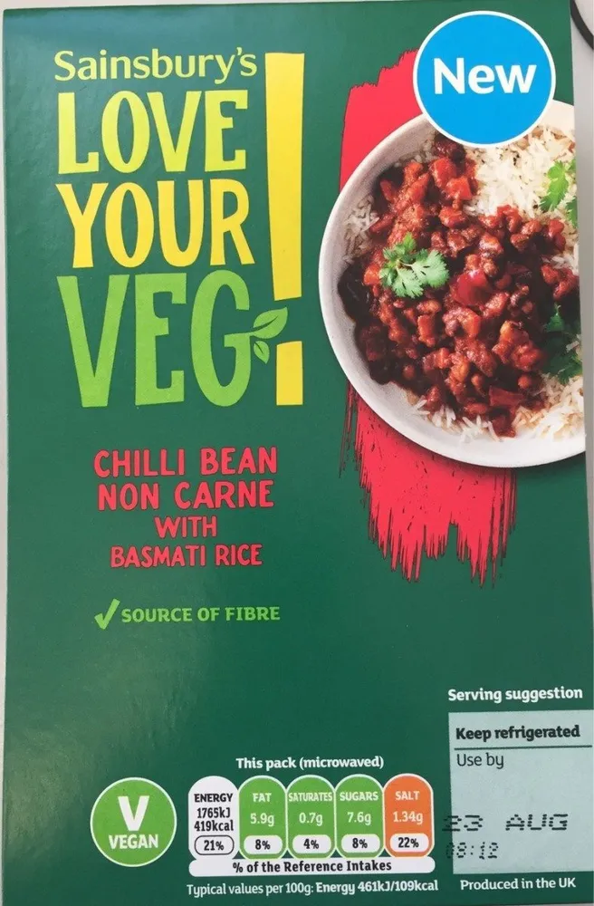 Chilli bean non carne