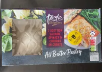 2 Scottish Salmon, Spinach & Cheddar En Croute