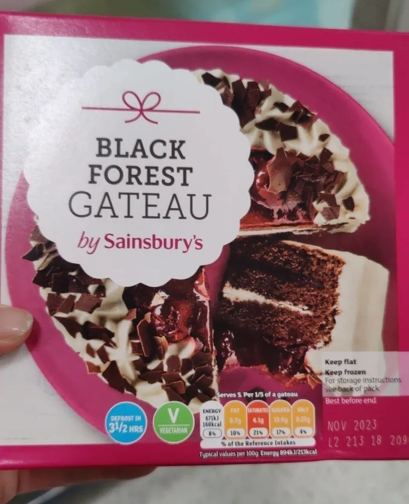 Black forest gateaux
