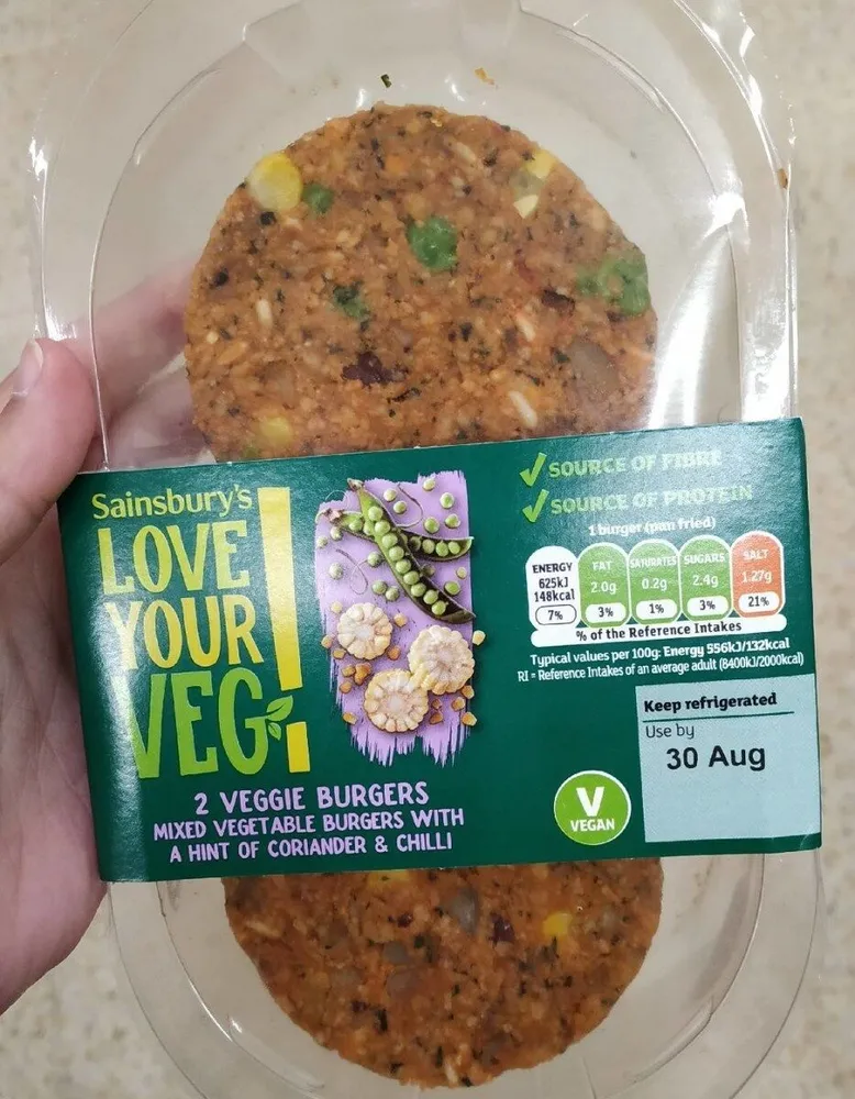 Love Your Veg 2 Veggie Burgers