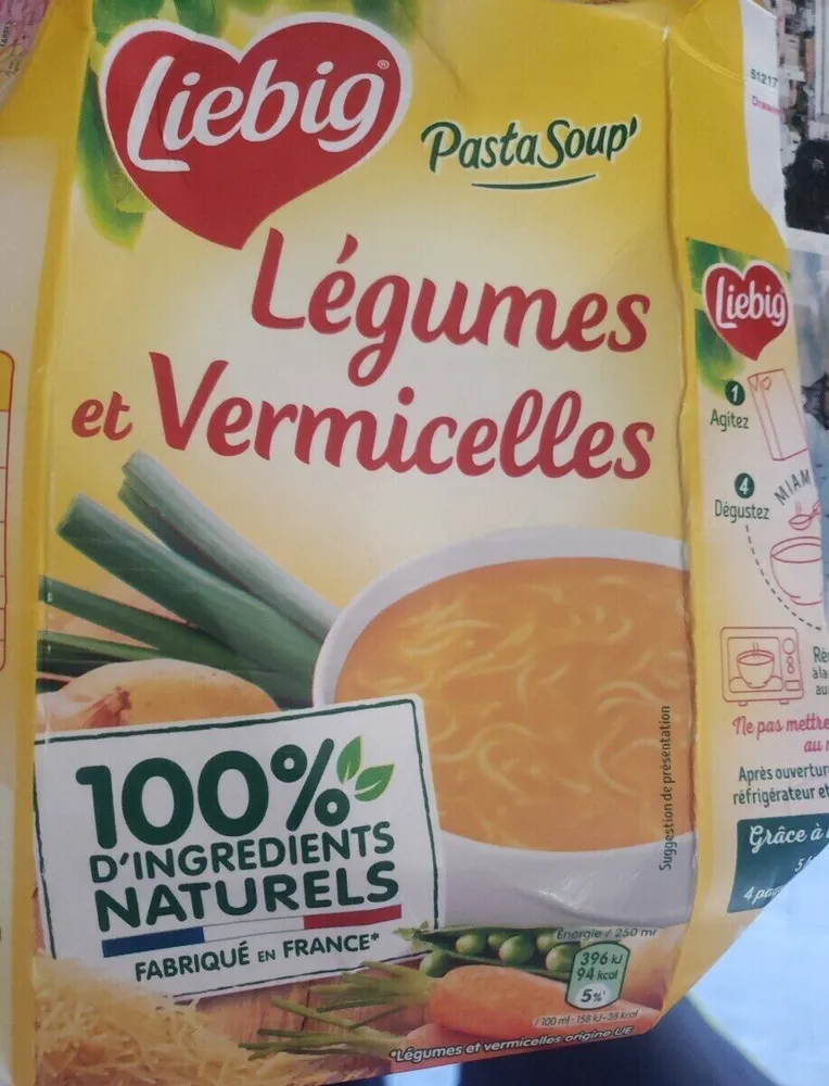 Légumes et Vermicells