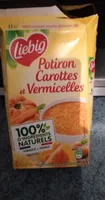 Soupe potiron carottes vermicelles
