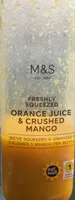 Orange juice & crushed mango
