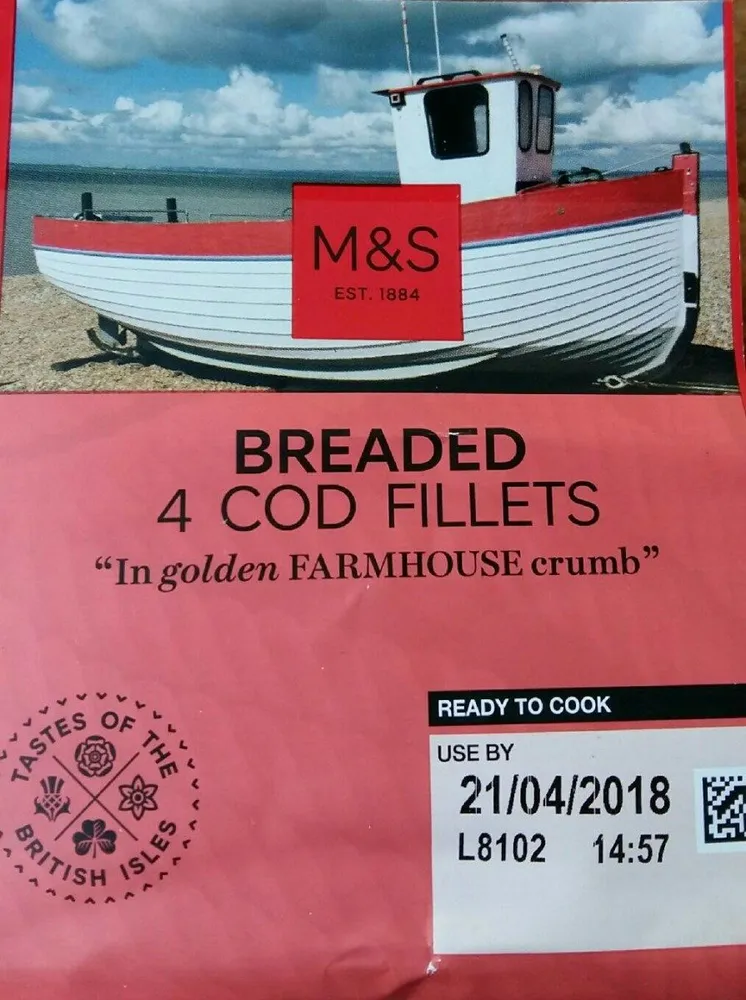 Brade cod fillets