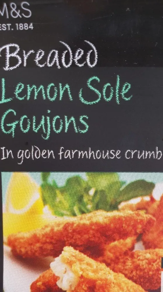 Breaded Lemon Sole Goujons