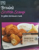 Breaded scottish scampi