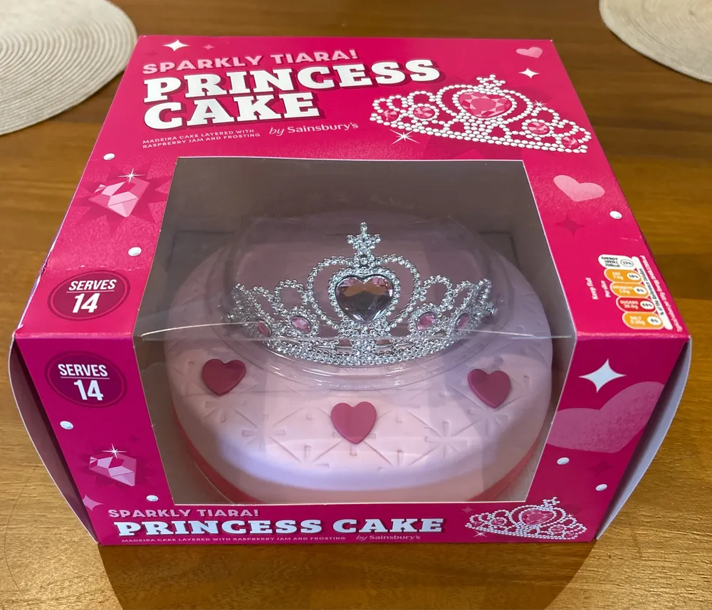 Sparkly Tiara Princess Cake