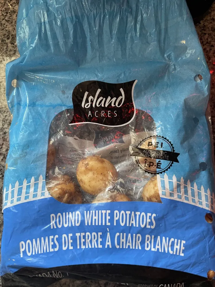 New Potatoes, Round, White