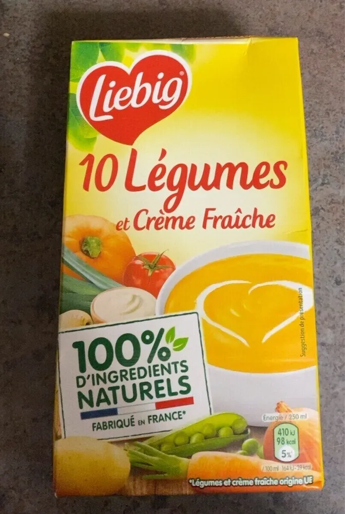 10 légumes et crème fraiche