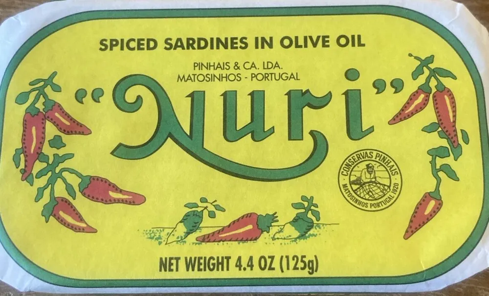 Spiced Sardines in Olive Oil
