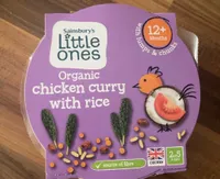 Organic chicken curry with rice