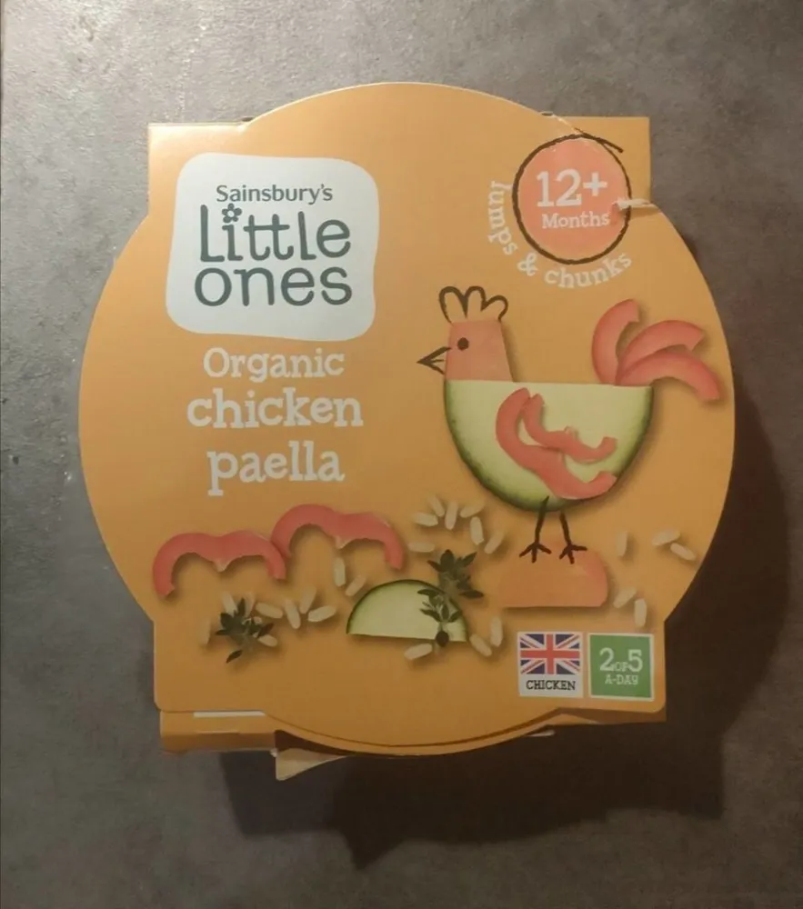 Organic chicken paella