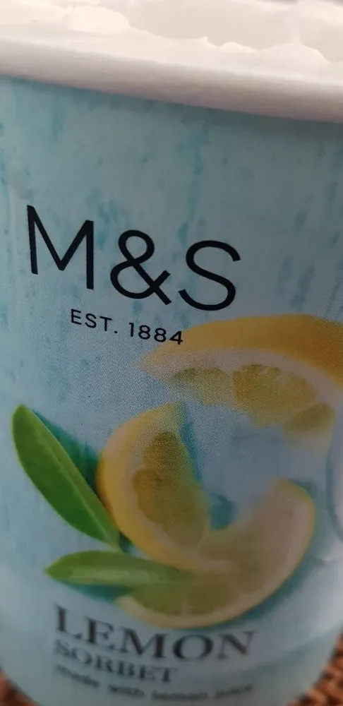 Lemon sorbet
