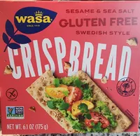 Sesame & Sea Salt Gluten Free Swedish Style Crispbread