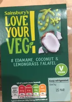 8 Edamame, Coconut & Lemongrass Falafel
