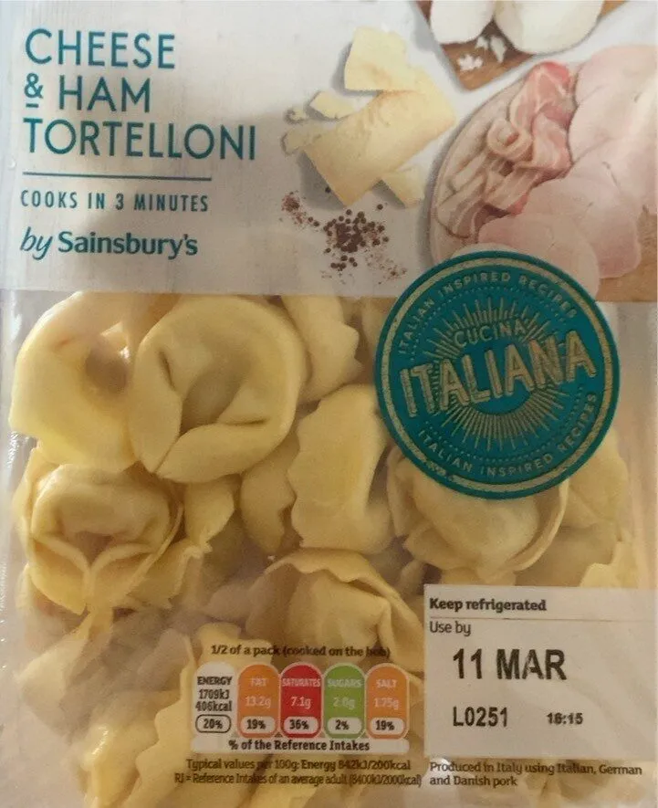Cheese & Ham Tortelloni