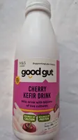 Kefir cherry milk drink