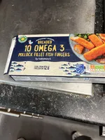 Breaded Omega 3 Pollock Fillet Fish Fingers