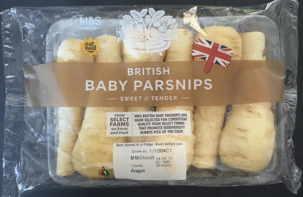 Baby Parsnips Tray