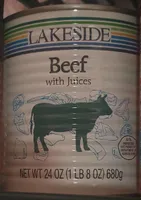 Beef,  Canned With Juices