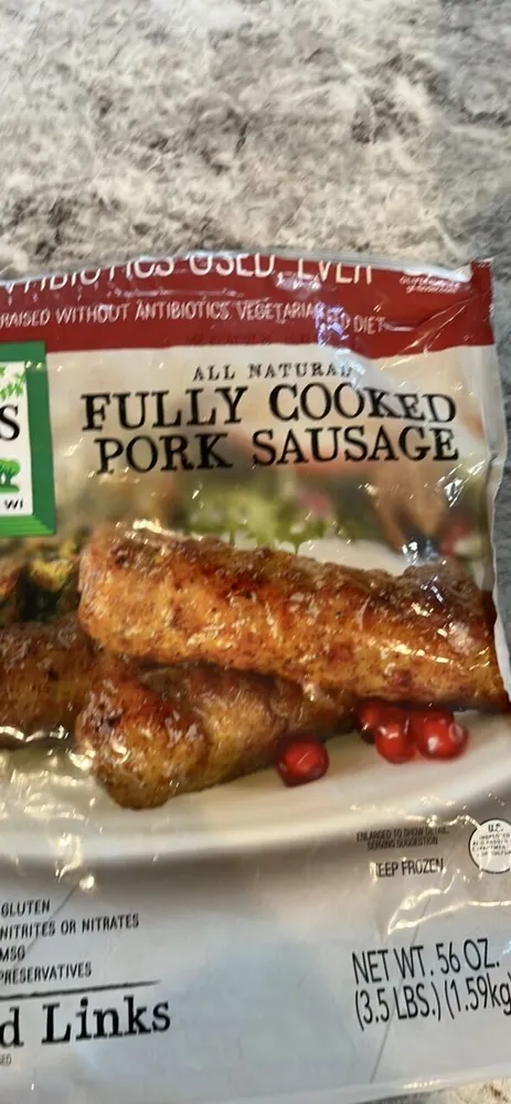 Fully Cooked Pork Sausage