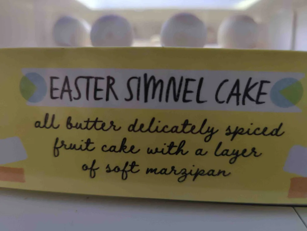 Easter simnel cake spiced all butter fruit cake