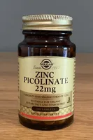 Zinc Picolinate 22 MG - 100 Tablets - Solgar
