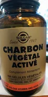 Charbon Végétal Active - 100 Gélules Végétales - Solgar