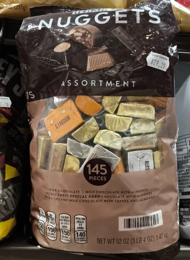 HERSHEY'S NUGGETS ASSORTMENT MILK CHOCOLATE