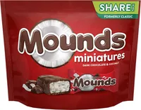 Dark chocolate & coconut miniatures